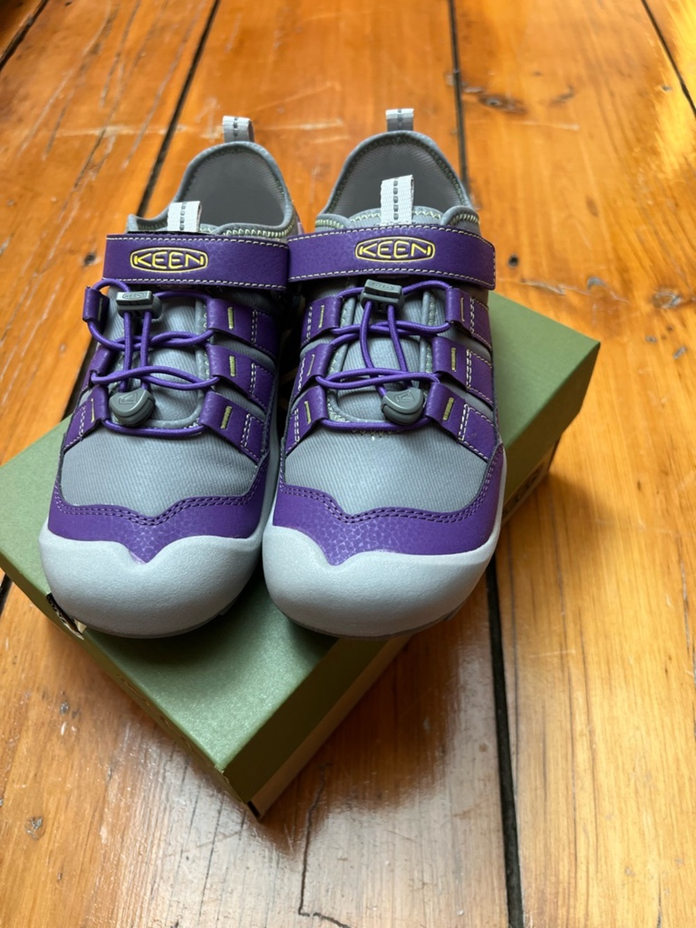 Keen Kids Purple and Gray Athletic Sneakers